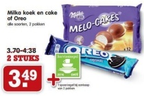 milka koek en cake of oreo