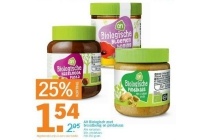 ah biologisch zoet broodbeleg en pindakaas