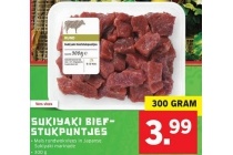 sukiyaki biefstukpuntjes