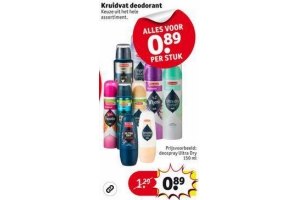 kruidvat deodorant