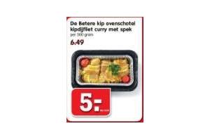 de betere kip ovenschotel kipdijfilet curry met spek