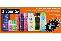 fa bad douche en deodorant