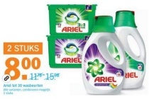 ariel tot 30 wasbeurten