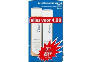 dove derma spa bodyoil