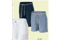 linnen damesshort