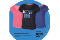 dames hardloopshirt