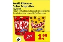 nestle kitkat en coffee crisp bites