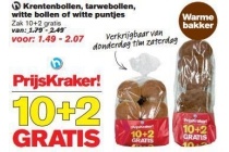 krentenbollen tarwebollen witte bollen of witte puntjes