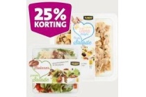jumbo groene salades of pastasalades 25 korting