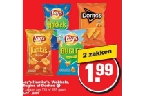 lay s hamka s wokkels bugles of doritos