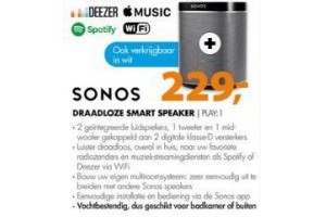 sonos draadloze smart speaker voor eur229