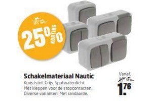 schakelmateriaal nautic