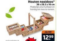 houten naaidoos