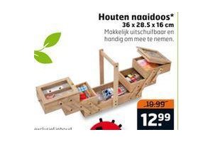 houten naaidoos