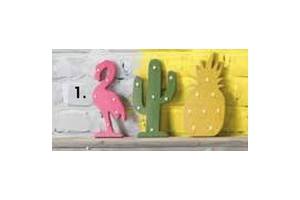 decoratieverlichting flamingo ananas cactus