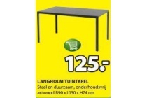 langholm tuintafel