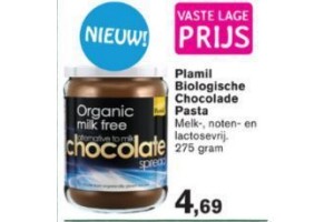 plamil biologische chocolade pasta