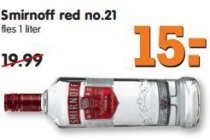 smirnoff red no 21