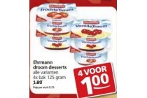 ehrmann droom desserts