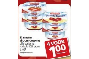 ehrmann droom desserts