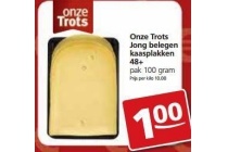 onze trots jong belegen kaasplakken 48