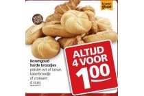 korengoud harde broodjes