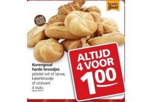 korengoud harde broodjes