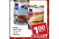 perfekt worst in blik
