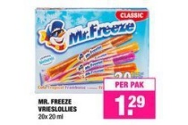 mr freeze vrieslollies