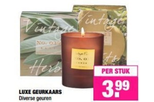 luxe geurkaars