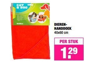 dierenhanddoek