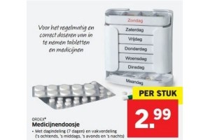 ordex medicijnendoosje