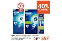 alle oral b elektrische tandenborstels en opzetborstels