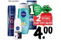nivea deodorant of douche