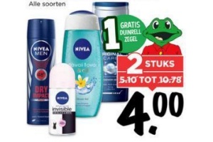 nivea deodorant of douche