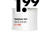 satijnen lint