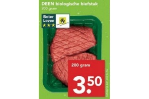 deen biologisch biefstuk