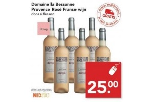 domaine la bessonne provence rose franse wijn