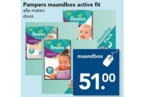 pampers maandbox active fit