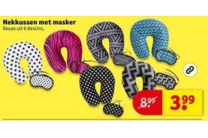 nekkussen met masker