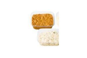 deen kip sate kaas mosterdsalade of sharrelei bieslook