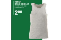 heren basic singlet