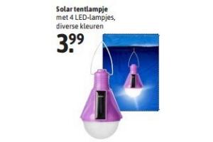 solar tentlampje met 4 led lampjes diverse kleuren eur3 99