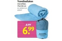 travelbadlaken microfiber 75x150 cm eur6 99