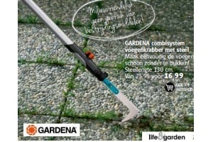 gardena combisystem voegenkrabber met steel