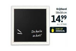 krijtbord 58x58 cm eur14 99