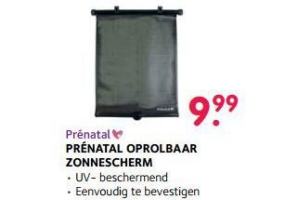 prenatal oprolbaar zonnescherm