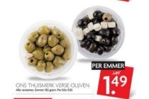 ons thuismerk verse olijven voor eur1 49 per emmer