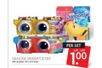 danone kindertoetjes voor eur1 00 per set