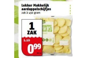 lekker makkelijk aardappelschijfjes